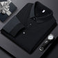 💎 50% OFF! 💎 Men's Lapel Faux Two-Piece Knitted Shirt – Smart Illusion, All-in-One Style & Premium Comfort 👔🧶