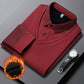 💎 50% OFF! 💎 Men's Lapel Faux Two-Piece Knitted Shirt – Smart Illusion, All-in-One Style & Premium Comfort 👔🧶