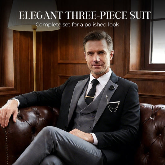 📢📢50% OFF!!⏰Modern Contrast Color Wedding Suit