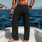 Men's Breathable Linen Trousers – Lightweight Summer Relaxed Fit ✨🌬️