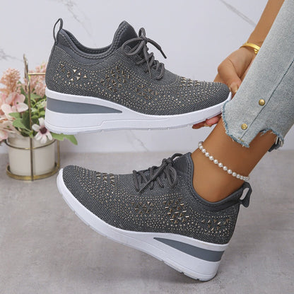 ✨ Walk on Sunshine | 2026 New Arrival Crystal Sneakers | Breathable & Sparkly 🌟【-50% OFF】