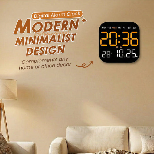 💼📱 Modern Design | Multifunctional Digital Alarm Clock | Clear Display & Practical 【50% OFF】
