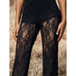 📢📢50% OFF !!!⏰Elegant Lace Flare Pants with High-Waisted Design