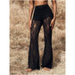 📢📢50% OFF !!!⏰Elegant Lace Flare Pants with High-Waisted Design