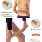 12 Rollers Curved Wooden Massage Stick