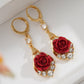 🌹 60% OFF NOW! ✨ Elegant Red Rose Drop Earrings – Romantic Design, High-Quality Finish & Perfect Gift 💝