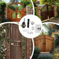 ⏳🔥LIMITED-TIME 50% OFF! ⏰Heavy-Duty Long Throw Gate Lock – Dual-Sided Key, 5 Keys Included 🏡🔒