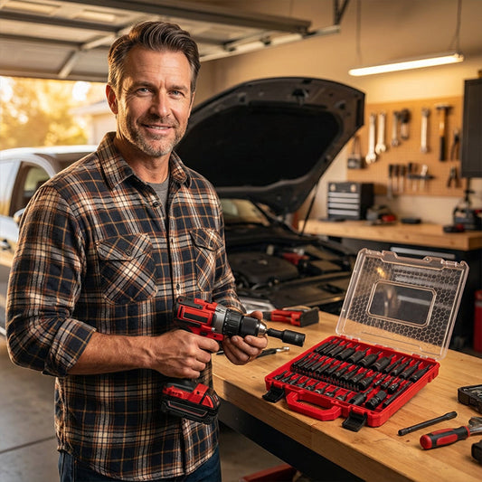 📢📢50% OFF !!!⏰55-Piece Magnetic Impact Nut Driver Set