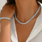 💎 Double the Sparkle | Leaf Link Necklace & Bracelet | 2026 Hot Style 🌟【Set Offer】