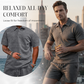 👔 50% OFF NOW! ⚡ Men's Diamond Pattern 2-Piece Set – Cool, Wrinkle-Resistant & Adjustable (S–3XL) 🌊