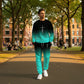 ⏰ Now only 50% off!🔥Men's Gradient Color Crewneck Tracksuit Set