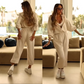 ⏳LAST DAY SALE 50% OFF !!📢Women's Casual Hooded Jumpsuit