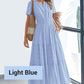 👗 50% OFF NOW! ✨ Smocked Maxi Dress – Great for Travel & Summer Strolls, Comfortable & Stylish ☀️