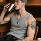 💪 40% OFF NOW! 🏋️‍♂️ Men's Cotton Fitness Tank Top – Muscle-Defining Comfort & Breathability ☁️🔥