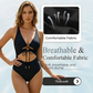 Lace-Up Front Monokini Beachwear with Cutouts 👙✨Show Off Your Charm