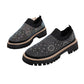 🔥While Supplies Last 50% OFF!🎉 Women's Rhinestone Sparkle Slip-On Loafers