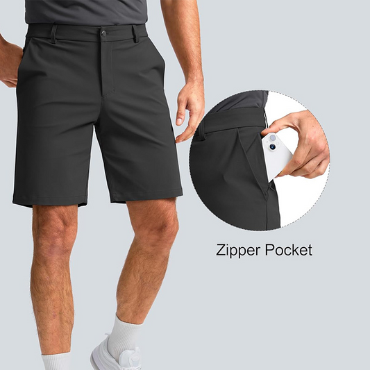 🏃 50% OFF! 🩳 Men's Quick-Dry Athletic Shorts – 4-Way Stretch & Moisture-Wicking for Gym, Golf & Daily Wear 💦