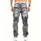 💎 50% OFF! 💎Fast Shipping 🚚💨Men's Fashion Creative Stretch Denim Jeans,Minimalist Style Suitable For Summer, Emo Style
