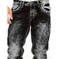 💎 50% OFF! 💎Fast Shipping 🚚💨Men's Fashion Creative Stretch Denim Jeans,Minimalist Style Suitable For Summer, Emo Style