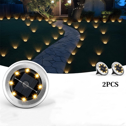 💡 50% OFF NOW! ☀️ Outdoor Waterproof Solar Ground Light – 2 Pack, Auto On/Off & Perfect for Pathways & Garden 🏡