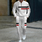 💎 -35% ON MEN'S COLOR-BLOCK TRACKSUIT! 💎 Modern Half-Zip Set, Breathable Polyester & Relaxed Fit for Style and Comfort ✨