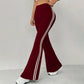 🎁New arrival 40% OFF💥 High-Waist Side Stripe Flared Pants