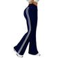 🎁New arrival 40% OFF💥 High-Waist Side Stripe Flared Pants