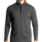 Men's Long Sleeve Quick Dry Sports Running Pullover Half Zipper Solid Color Breathable T-Shirt