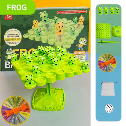 🐸 50% OFF NOW! ⚖️ Balance Tree Frog Stacking Game Toys – Fun, Educational & Great for Fine Motor Skills 🧸