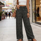🌸Early Spring Sale 50% OFF!🔥Women's Smocked High Waist Wide Leg Pants