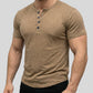 🔥 40% OFF NOW! 👕 Men's Short Sleeve Henley T-Shirt – Classic Style, Soft Fabric & Perfect for Everyday Wear 🏠