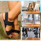 👡 50% OFF NOW! 🔥 Women's Non-Slip Casual Sandals with Wide Elastic Straps – Comfortable, Secure Grip & Perfect for Summer Walks ☀️
