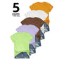 🔥🔥 £4.99 EACH👕 55% OFF NOW! 🔥 5-Pack Versatile Solid Color T-Shirt – Soft Cotton, Breathable & Perfect for Daily Wear 👚