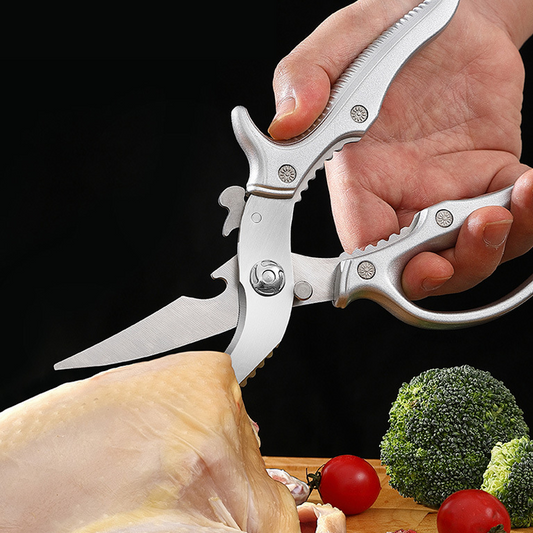 🔪 40% OFF NOW! ✂️ Heavy-Duty Multifunctional Kitchen Shears – Stainless Steel, Ergonomic Grip & Perfect for Poultry, Herbs & Vegetables 🍗