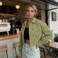 🥳2026 NEW ARRIVAL🥳💞50K+ SOLD!💥50% OFF! 🔥 Women's Solid Cropped Button-Down Jacket