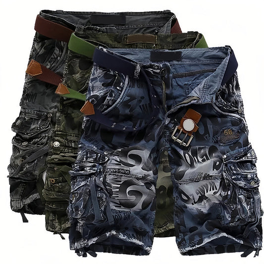 🩳 40% OFF NOW! 💪 Men's Cargo Shorts – Classic & Rugged, Multiple Pockets, Smooth Zipper & Durable for Work & Outdoor Use 🏕️
