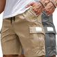 🏆LAST DAY SALE 50% OFF🔥Men's Casual Cargo Shorts with Elastic Waist