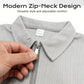 👕 50% OFF NOW! ⏰ Summer Casual Zip-Neck Shirt & Shorts Set – Breathable, stylish & perfect for hot days – lightweight 2-piece comfort 🩳