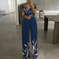 🔥💐LAST DAY SALE 40%OFF!!💕Women's Elegant Off-Shoulder Wide-Leg Jumpsuit