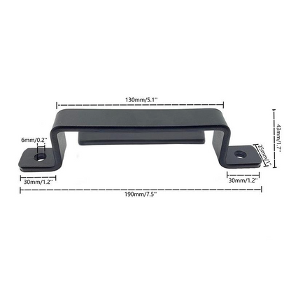 🔥Limited-time offer🏡Two-in-one, rock-solid – cast iron door handles & railing reinforcement clamps!✨