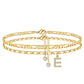 👣 LIMITED TIME 50% OFF! ✨ Layered Gold Ankle Bracelet for Women – Rhinestone, Adjustable, Beach Jewelry 🏖️