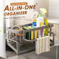 Multifunctional Sink Drain Rack for Kitchen Organization