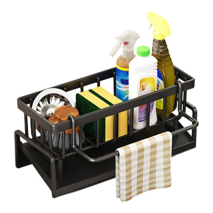Multifunctional Sink Drain Rack for Kitchen Organization