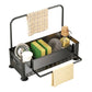 Multifunctional Sink Drain Rack for Kitchen Organization
