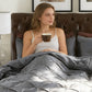 Elegant Pleated Duvet Cover Set – Hidden Zip, Machine-Washable & Fade-Resistant (Includes Matching Pillowcases)
