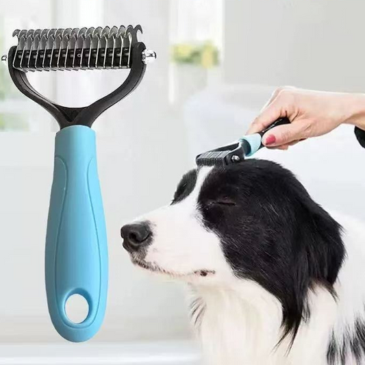 🐾 50% OFF NOW! 🧹 Dual-Sided Pet Grooming Comb for Dogs & Cats – Removes Loose Fur, Gentle on Skin & Perfect for Daily Brushing 🐶