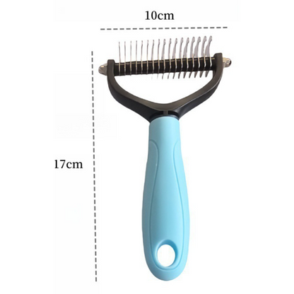 🐾 50% OFF NOW! 🧹 Dual-Sided Pet Grooming Comb for Dogs & Cats – Removes Loose Fur, Gentle on Skin & Perfect for Daily Brushing 🐶