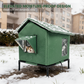 🐱 LIMITED-TIME 50% OFF! ✨ All-Weather Elevated Outdoor Cat House – Waterproof, Thermal Lining, Foldable 🌧️