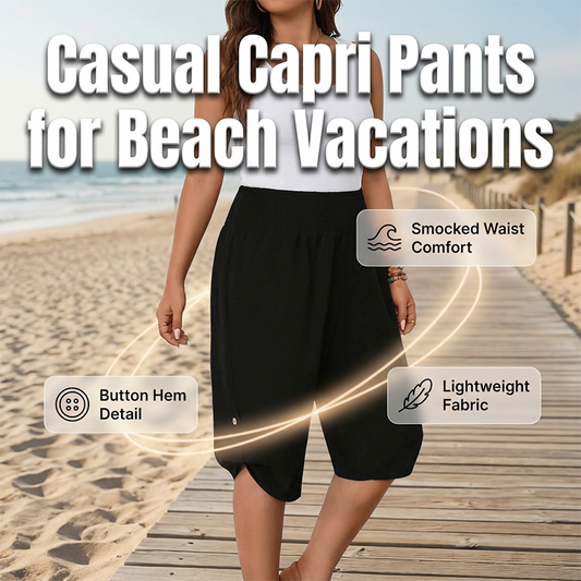 ✨New arrival 40% OFF💼Women's Lightweight Capri Pants