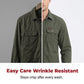 ⏰🔥LIMITED TIME 50% OFF! 👔 Men’s Long Sleeve Cotton Workwear Shirt – Durable, Comfortable & Perfect for Everyday Work ✨💪